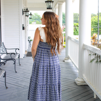 Ribbons N Curls Midi Dress