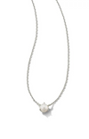 Ashton Pendant Necklace In White Pearl