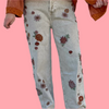 Lady Like Embroidered Jeans