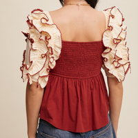 The Flirty Ruffle Top