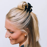 Teleties - Classic Jet Black Petite Claw Clip