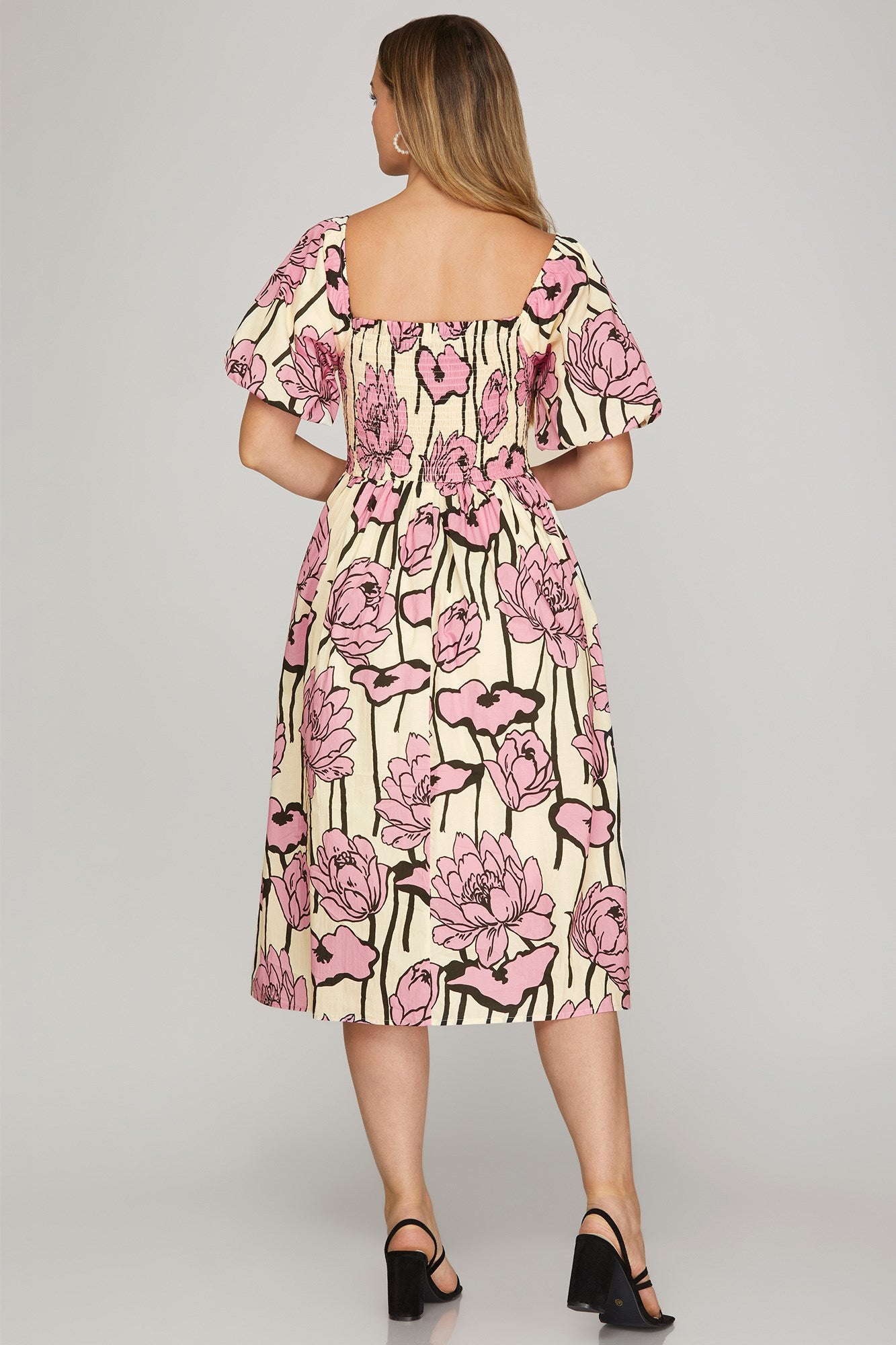 Moonlight Whispers Midi Dress