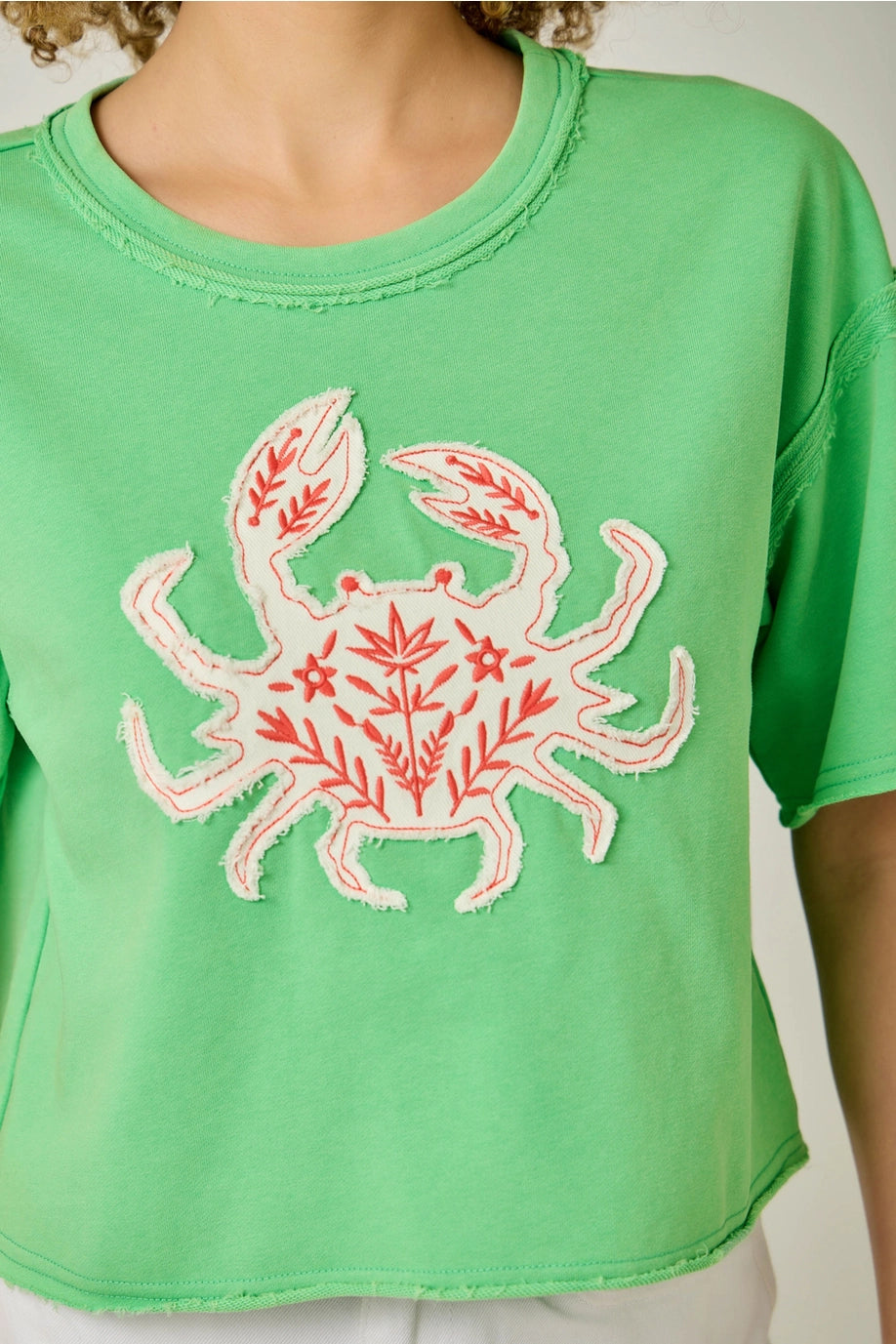 Crab Patched French Terry Tee