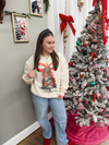 Merry & Bright Bow Sweatshirt