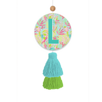 Mary Square Initial Air Freshener