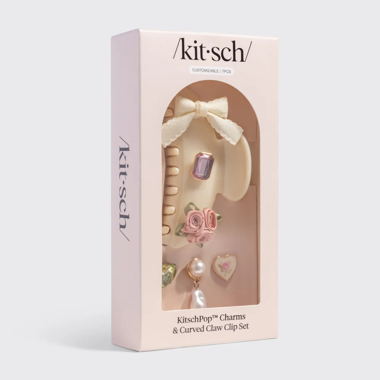 KitschPop™️ Curved Claw Clip & Charms