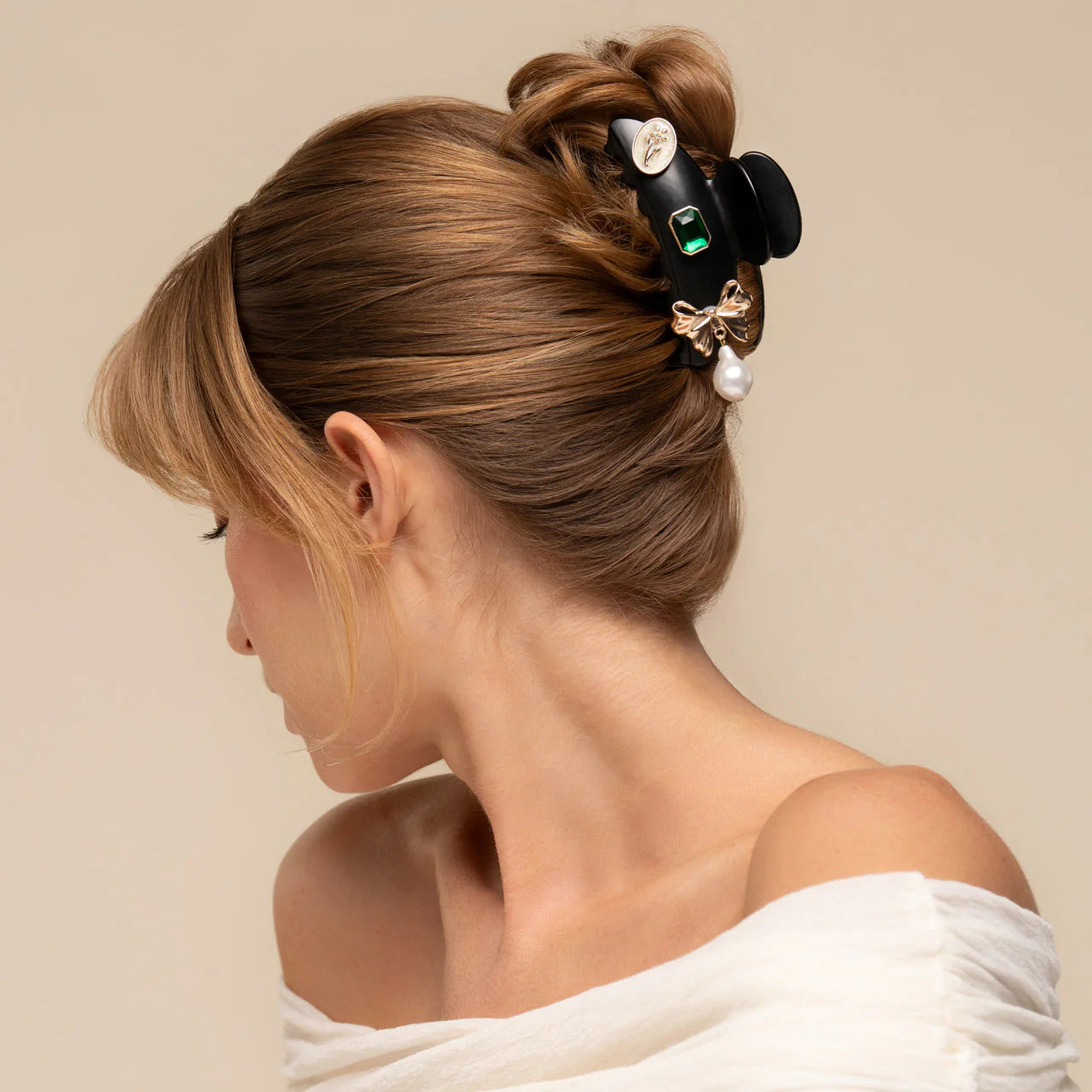 KitschPop™️ Curved Claw Clip & Charms