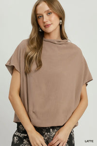 Style Darling Mock Neck Blouse