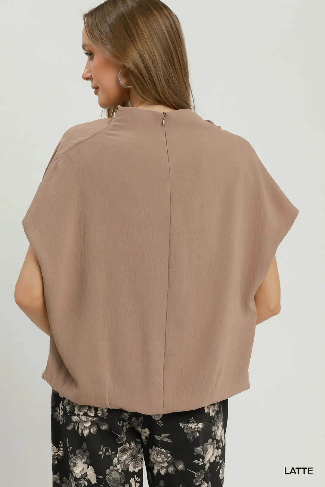 Style Darling Mock Neck Blouse