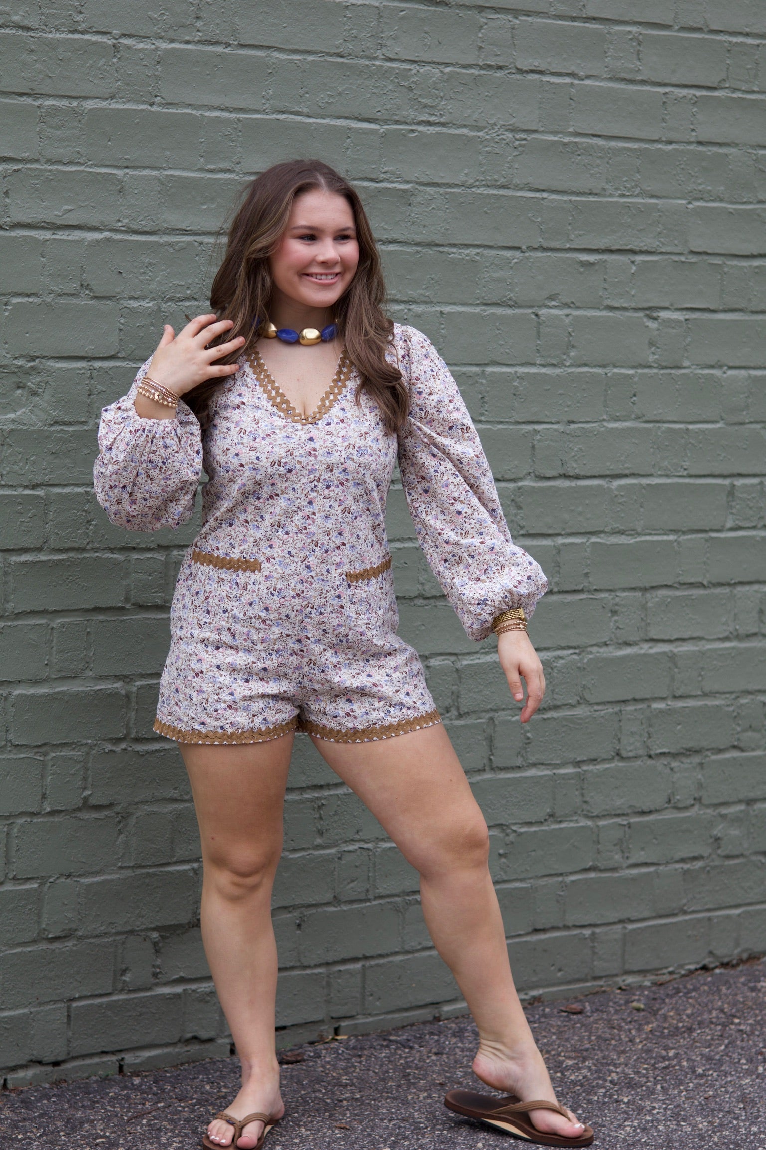 Autumn Meadow Romper