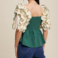 The Flirty Ruffle Top