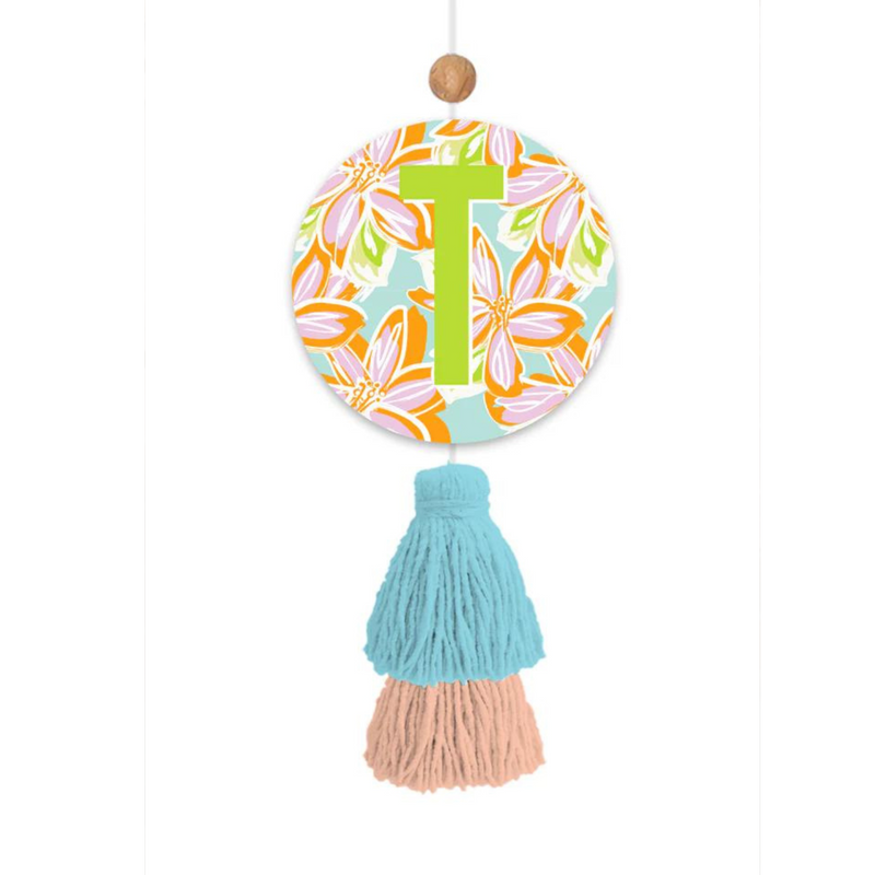 Mary Square Initial Air Freshener