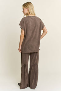 Mineral Washed Leopard Animal Cherry Graphic