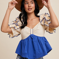 The Flirty Ruffle Top