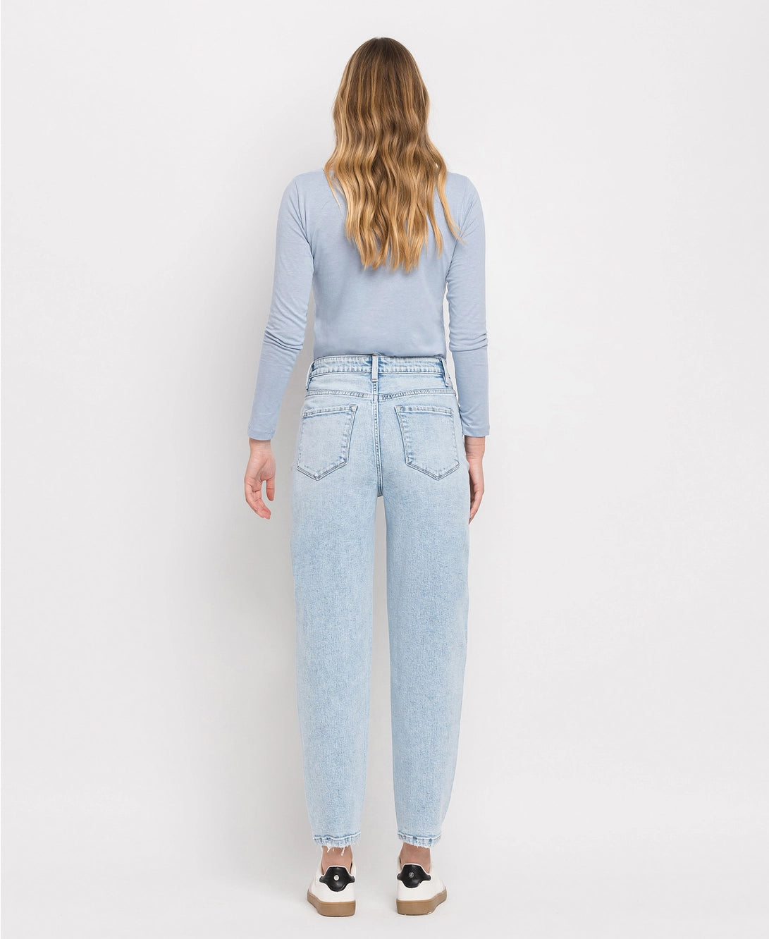 Judy's Barrel Light Wash Jeans by Flying Monkey