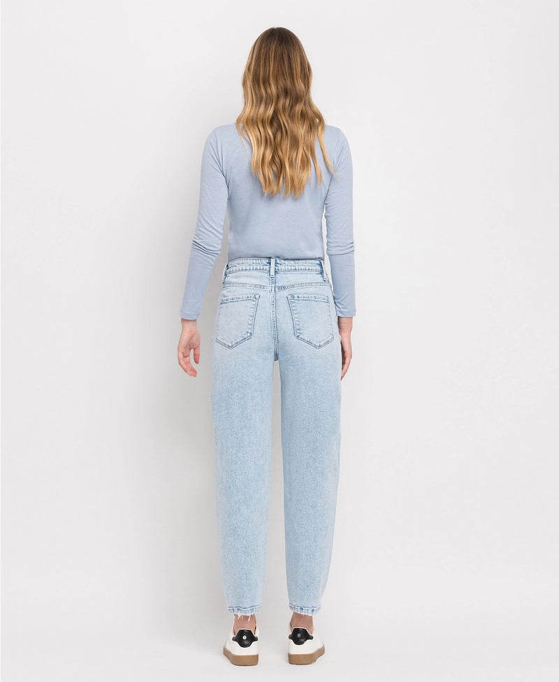 Judy's Barrel Light Wash Jeans by Flying Monkey