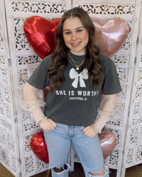 She Is Worthy Graphic Tee