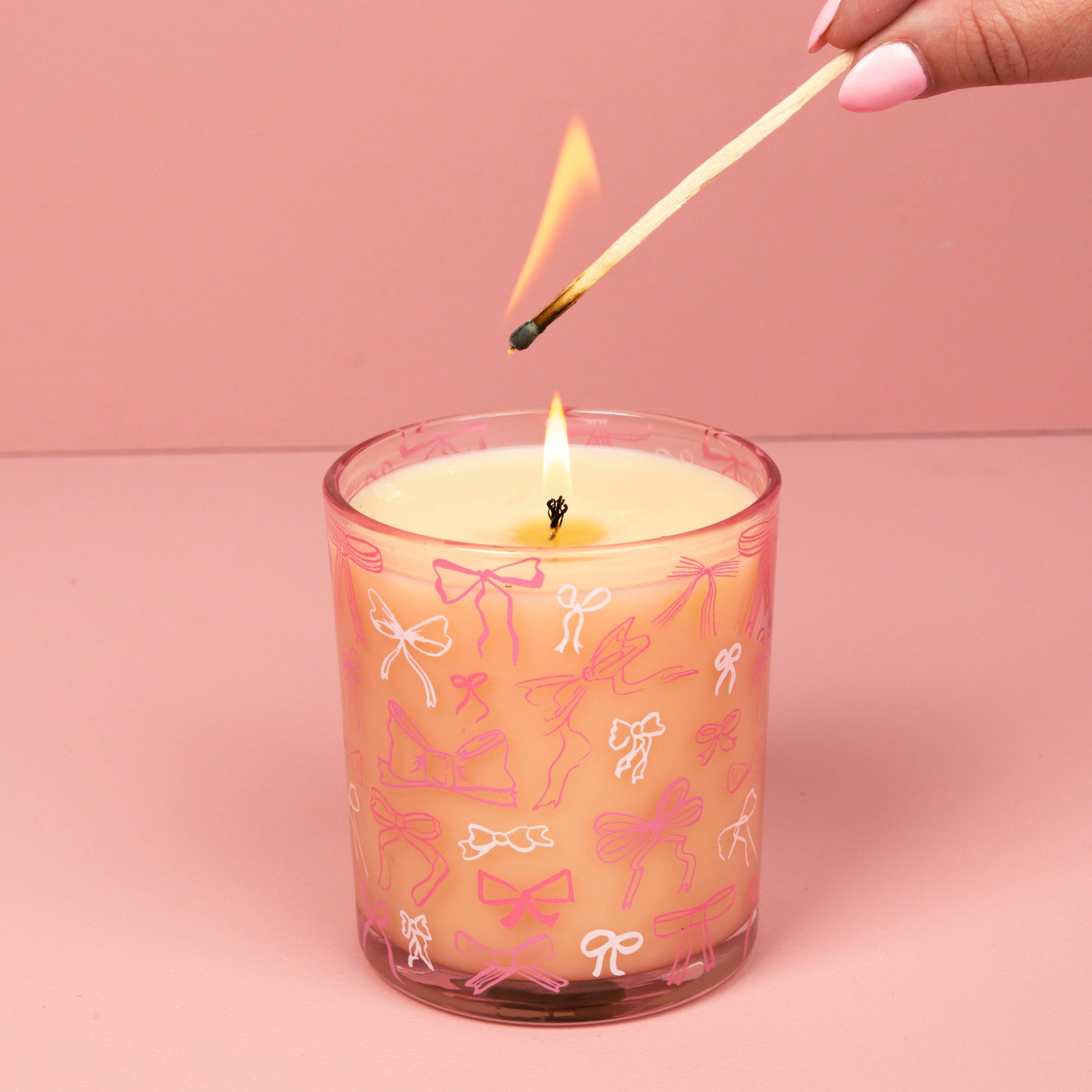 Sweet Grace Collection Bow Candle | Candle Gift
