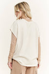 Mineral Washed Leopard Animal Cherry Graphic