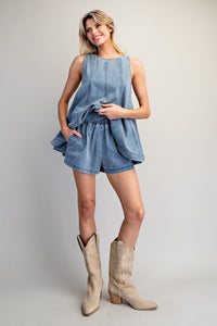 Denim Diva Top & Shorts  *Sold Separately