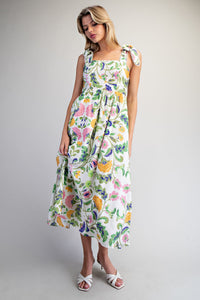 Floral Tie Dress