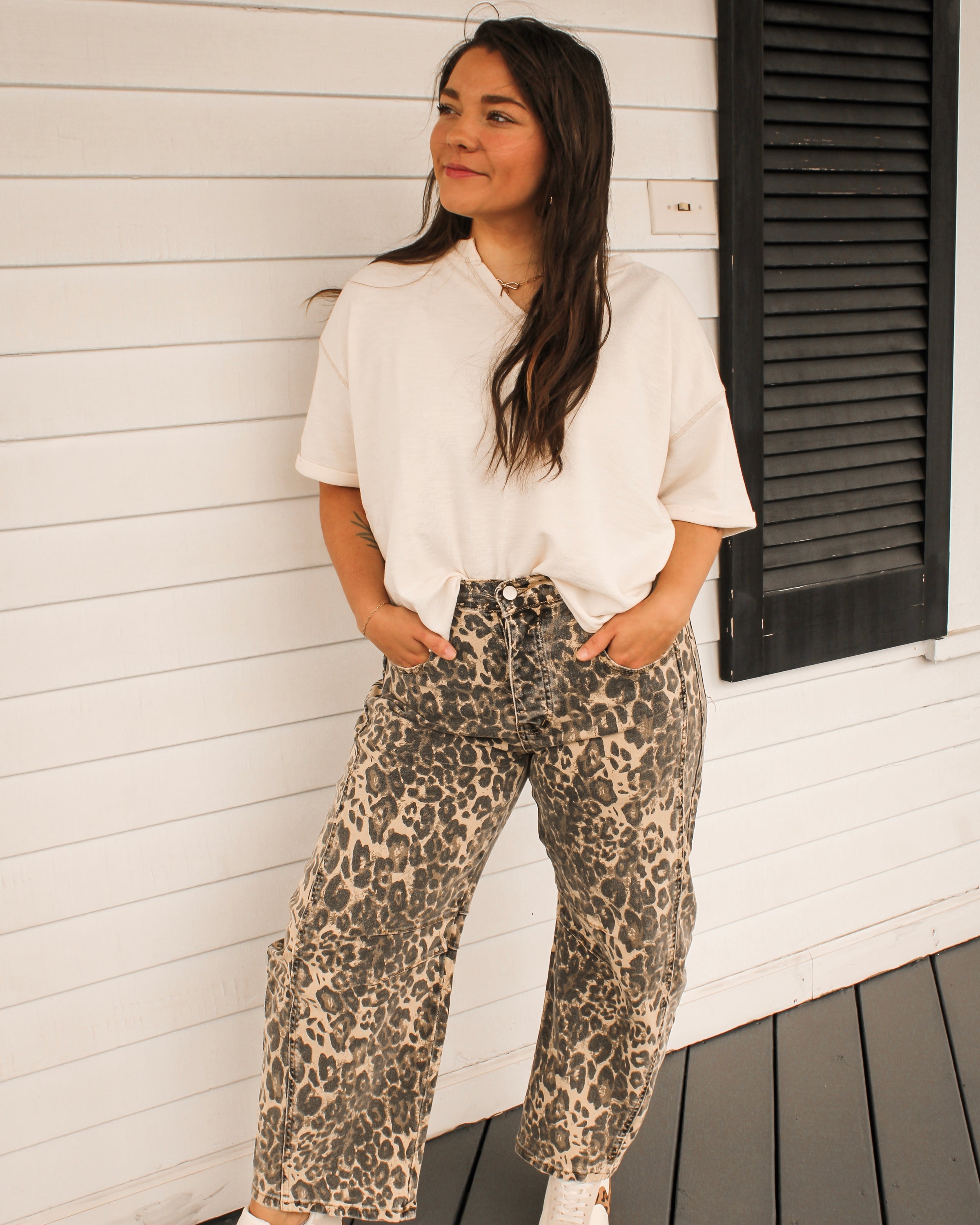 Leopard Ankle Pants by Entro