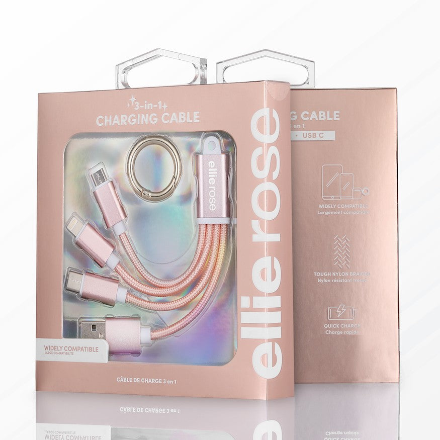 3 in 1 Charging Keychain *Final Sale*