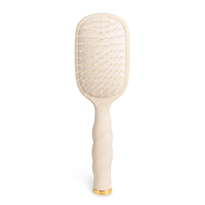 Detangler Brush For Fine Hair by Teleties Tan