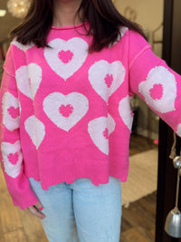 Pearl Heart Sweater