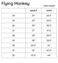 White Flare Jeans by Flying Monkey