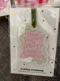 Picture Frame Christmas Ornaments *Final Sale