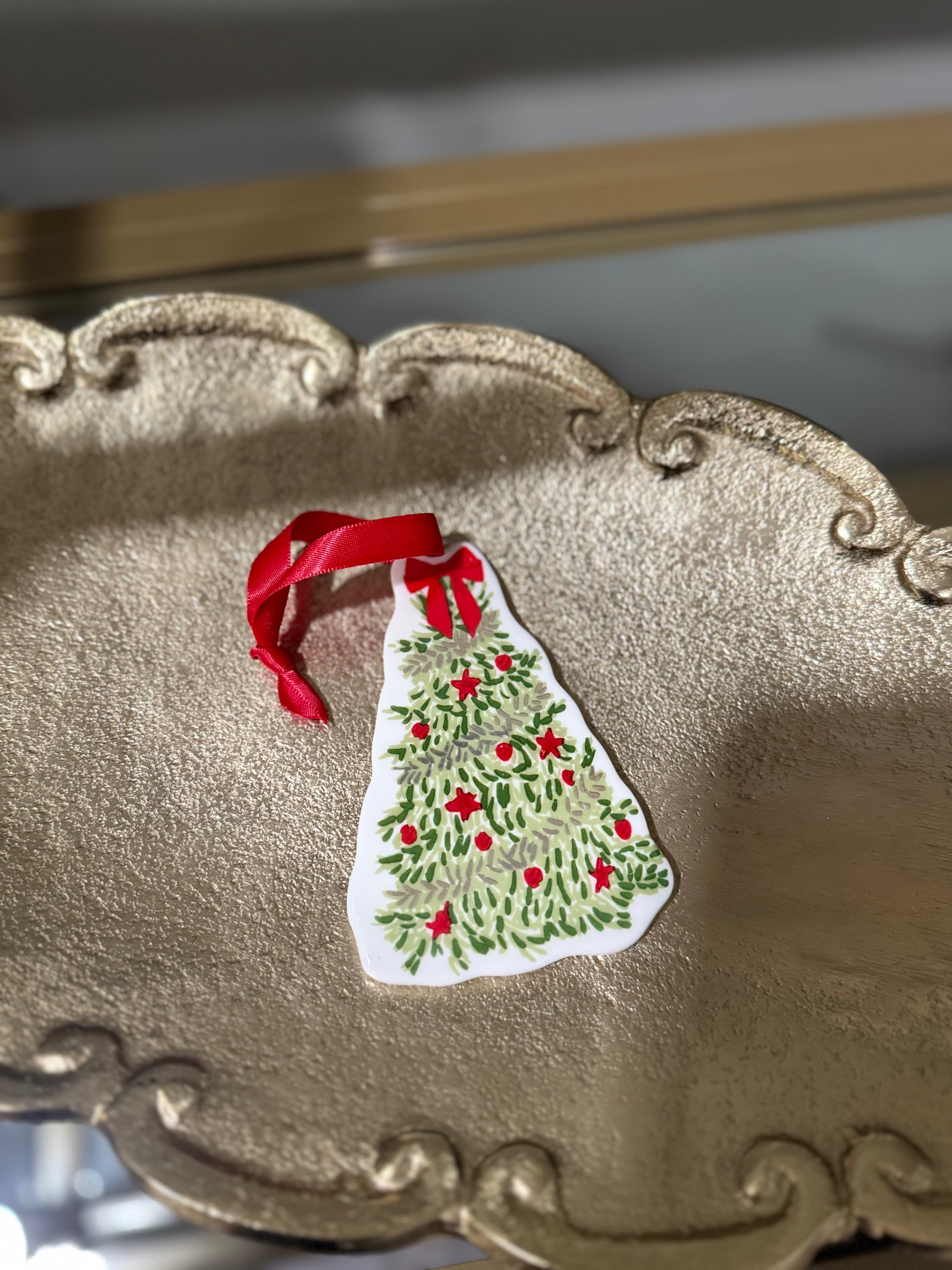 Mary Square Christmas Ornaments *Final Sale