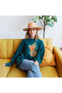 Sequin Pumpkin Patch Sweatshirt
