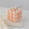 Bubble Hearts Cube Candle