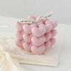 Bubble Hearts Cube Candle