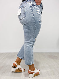 Lovervet Hi-rise crop straight fit