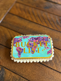 Bucket List Tin Box