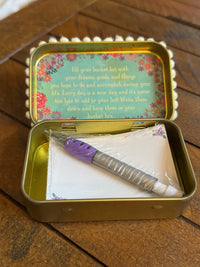 Bucket List Tin Box
