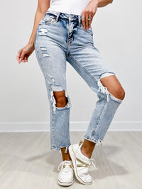 Lovervet Hi-rise crop straight fit