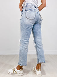 Lovervet Hi-rise crop straight fit
