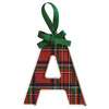 Initial Tartan Ornaments