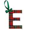Initial Tartan Ornaments