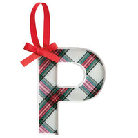 Initial Tartan Ornaments