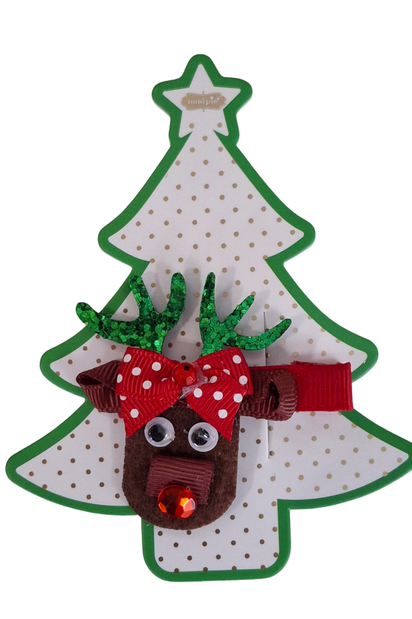 Rolled Ribbon Character Hair Clip