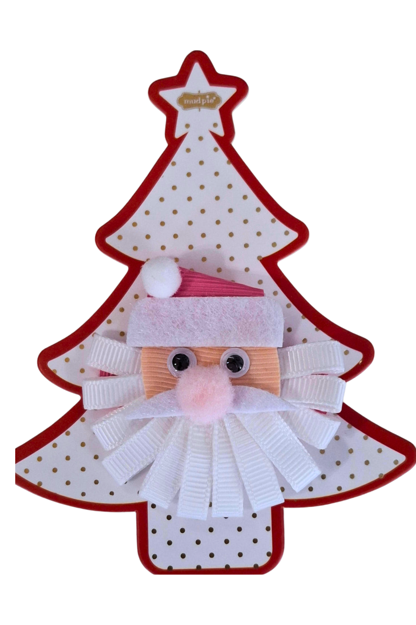 Rolled Ribbon Character Hair Clip