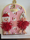 Holiday Beaded Earrings by Mud Pie