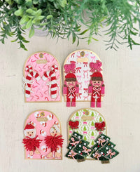 Holiday Beaded Earrings by Mud Pie