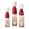 Santa Wood Block Sitters by Mud Pie