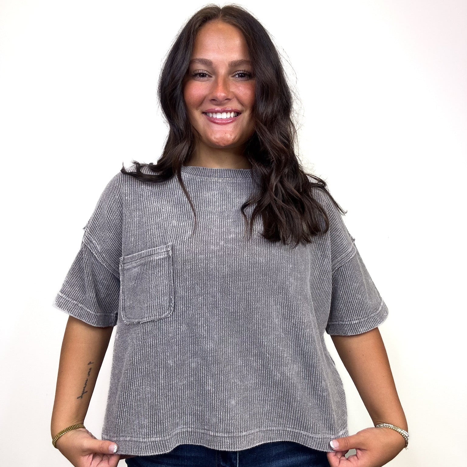 Ribbed Basic Top