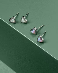 Mini Ari Heart Stud Earrings
